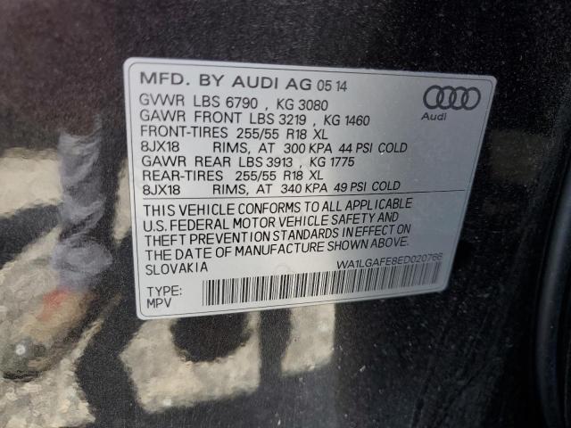 Photo 9 VIN: WA1LGAFE8ED020766 - AUDI Q7 PREMIUM 