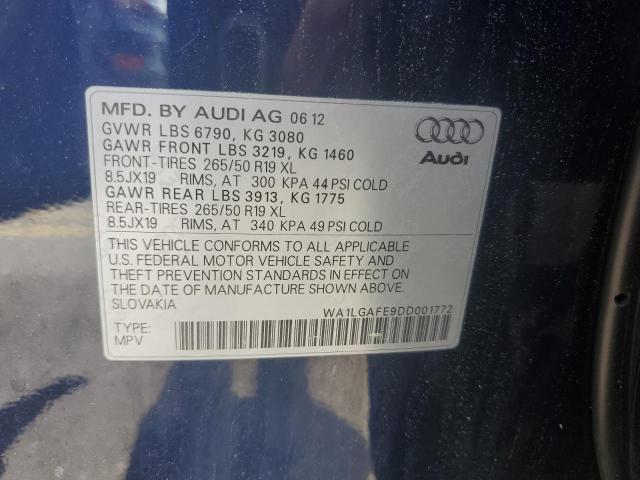 Photo 11 VIN: WA1LGAFE9DD001772 - AUDI Q7 