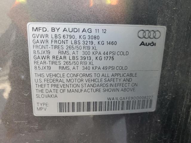 Photo 12 VIN: WA1LGAFE9DD008222 - AUDI Q7 PREMIUM 