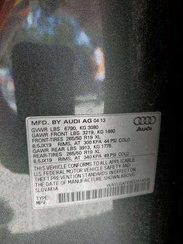 Photo 9 VIN: WA1LGAFE9DD014036 - AUDI Q7 PREMIUM 