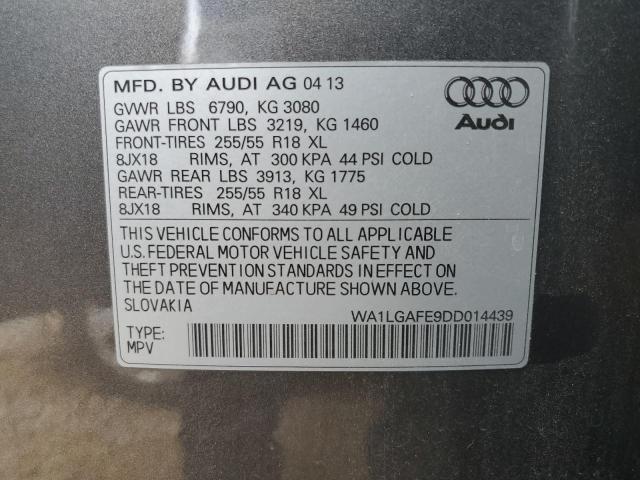 Photo 9 VIN: WA1LGAFE9DD014439 - AUDI Q7 