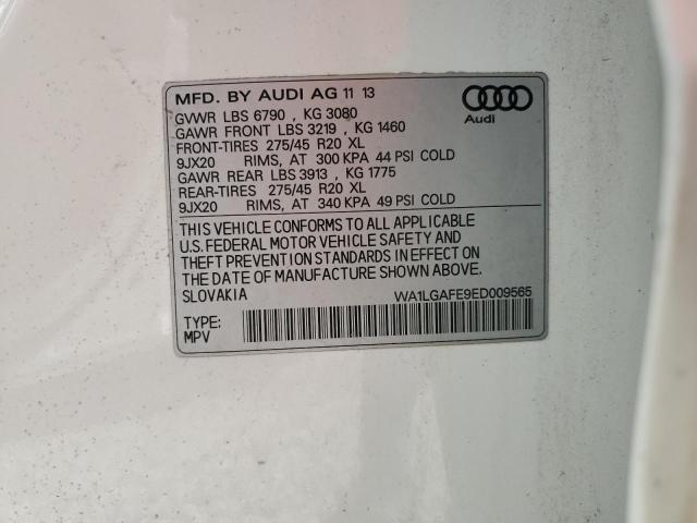 Photo 12 VIN: WA1LGAFE9ED009565 - AUDI Q7 PREMIUM 