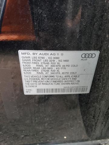 Photo 12 VIN: WA1LGAFE9ED010828 - AUDI Q7 PREMIUM 