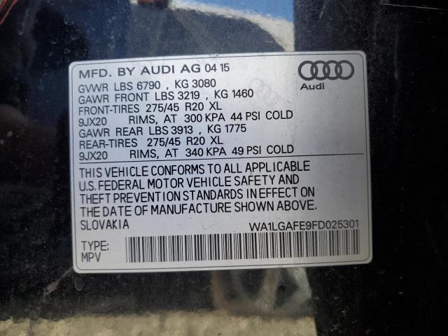 Photo 12 VIN: WA1LGAFE9FD025301 - AUDI Q7 PREMIUM 