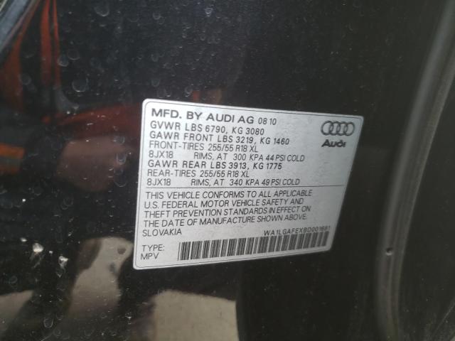 Photo 9 VIN: WA1LGAFEXBD001681 - AUDI Q7 PREMIUM 