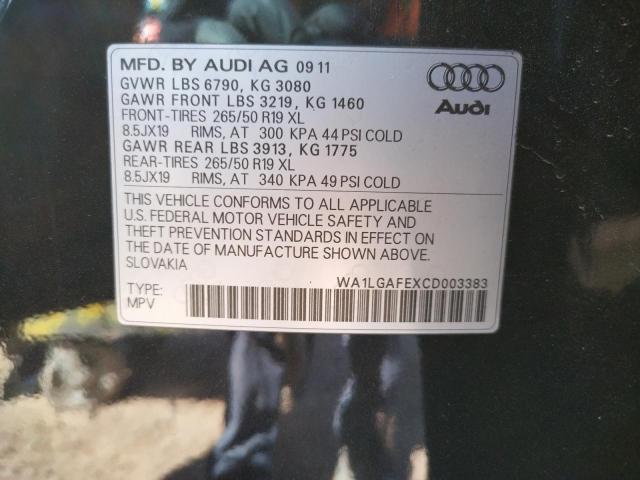 Photo 9 VIN: WA1LGAFEXCD003383 - AUDI Q7 PREMIUM 