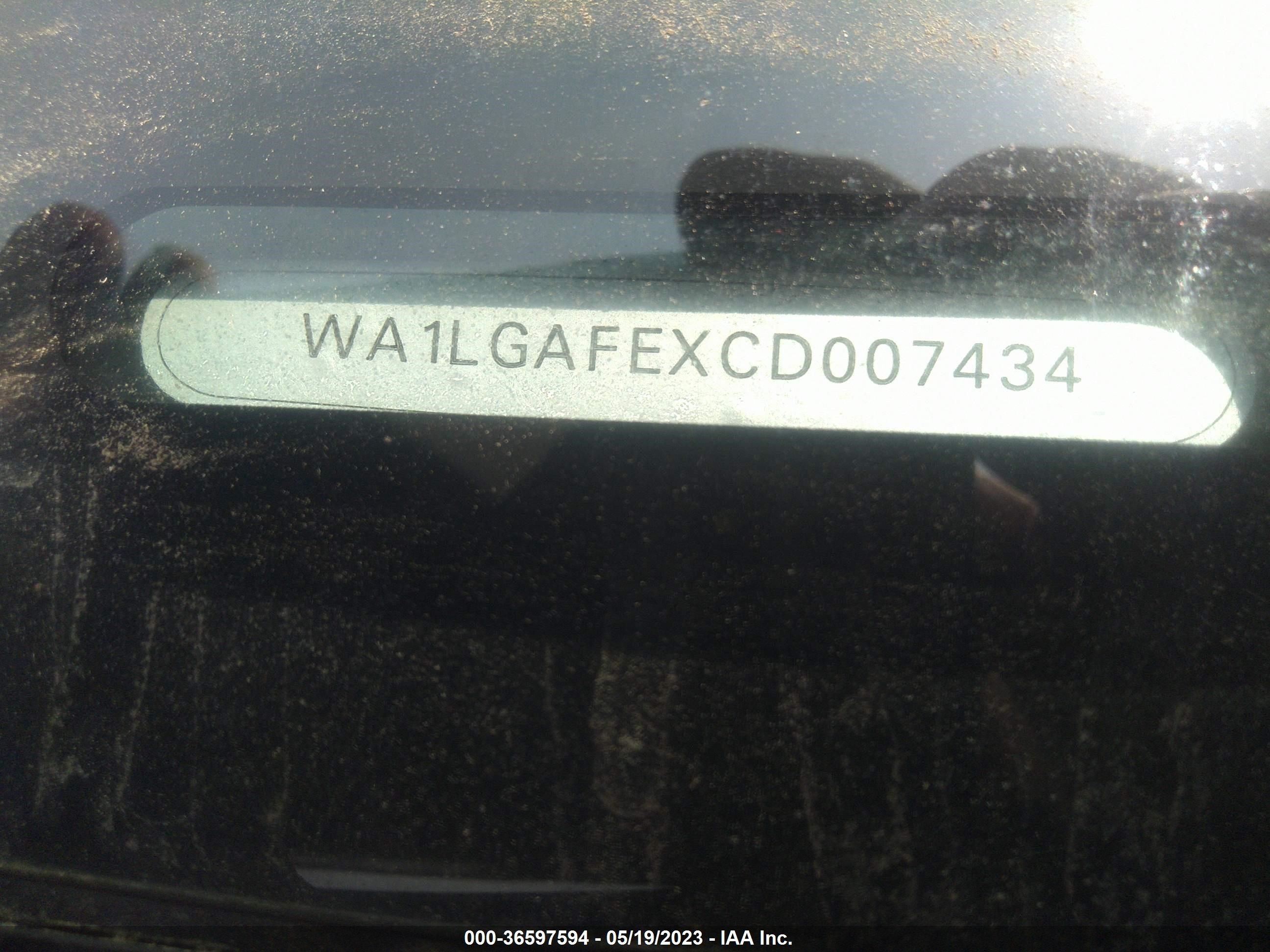 Photo 8 VIN: WA1LGAFEXCD007434 - AUDI Q7 