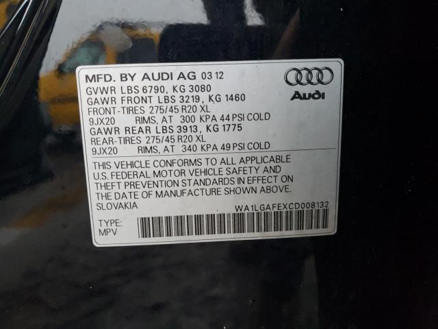 Photo 11 VIN: WA1LGAFEXCD008132 - AUDI Q7 