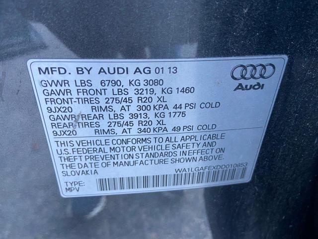 Photo 13 VIN: WA1LGAFEXDD010853 - AUDI Q7 PREMIUM 