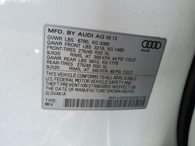 Photo 12 VIN: WA1LGAFEXED001278 - AUDI Q7 