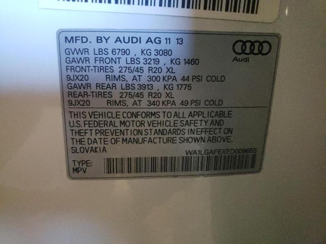 Photo 9 VIN: WA1LGAFEXED009655 - AUDI Q7 PREMIUM 