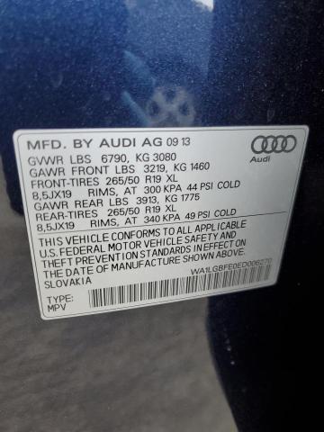 Photo 12 VIN: WA1LGBFE0ED006270 - AUDI Q7 PREMIUM 