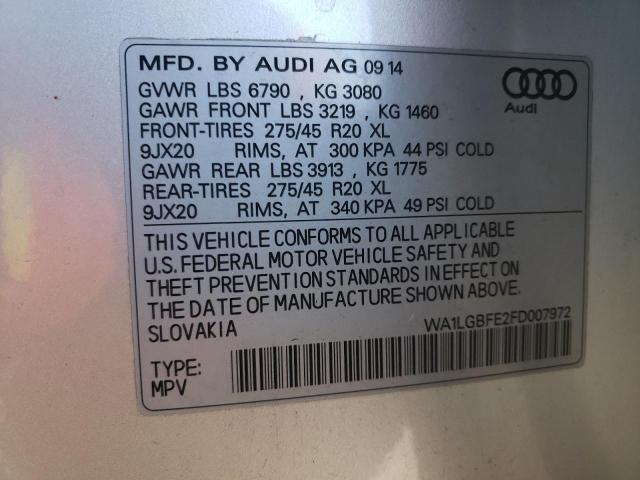 Photo 13 VIN: WA1LGBFE2FD007972 - AUDI Q7 