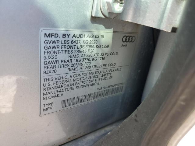 Photo 12 VIN: WA1LHAF70JD037201 - AUDI Q7 PREMIUM 