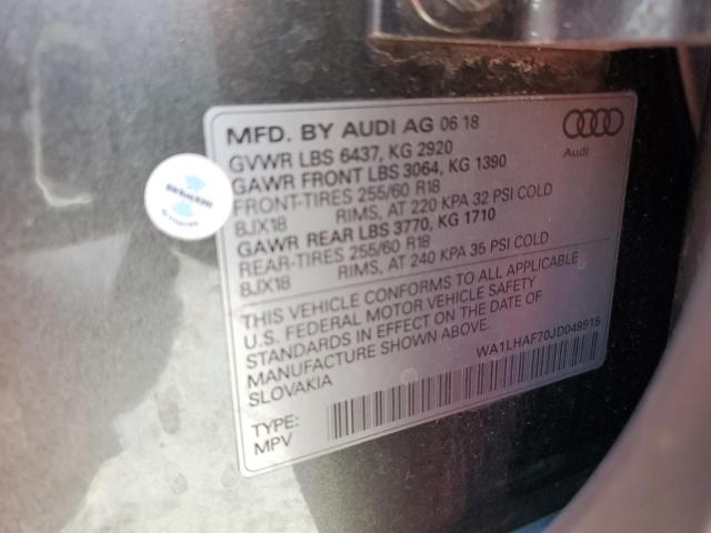 Photo 12 VIN: WA1LHAF70JD049915 - AUDI Q7 