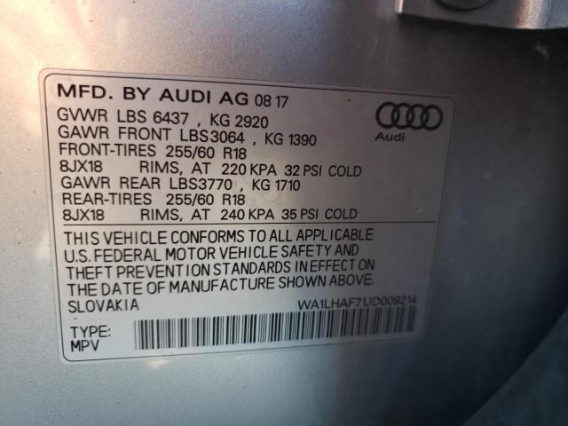 Photo 11 VIN: WA1LHAF71JD009214 - AUDI Q7 PREMIUM 