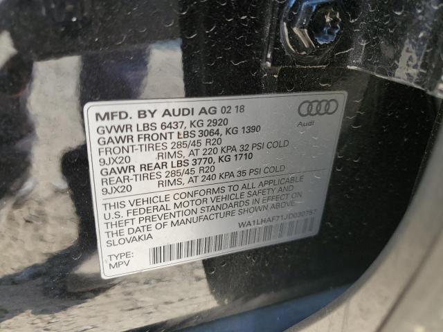 Photo 13 VIN: WA1LHAF71JD030757 - AUDI Q7 PREMIUM 