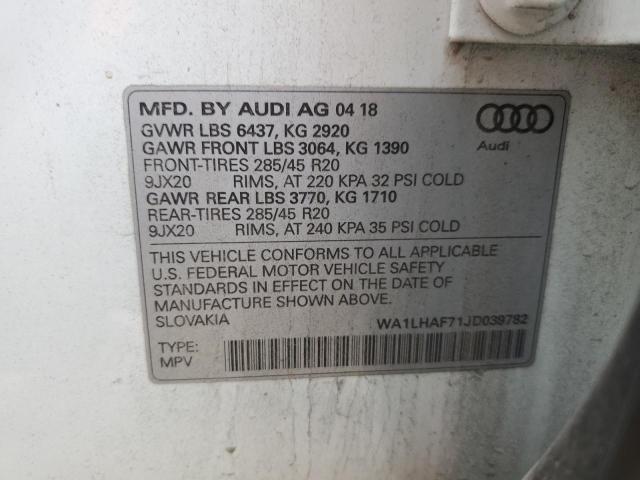 Photo 11 VIN: WA1LHAF71JD039782 - AUDI Q7 