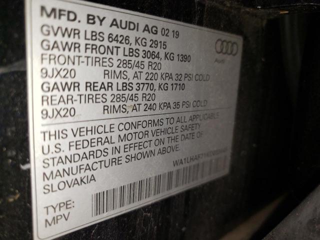 Photo 9 VIN: WA1LHAF71KD033045 - AUDI Q7 PREMIUM 