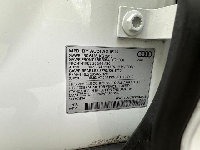 Photo 9 VIN: WA1LHAF71KD044238 - AUDI Q7 