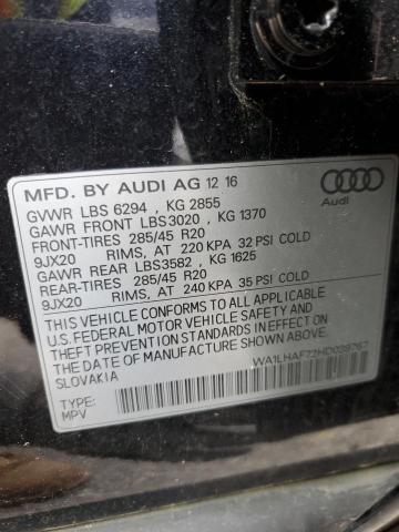 Photo 12 VIN: WA1LHAF72HD039767 - AUDI Q7 