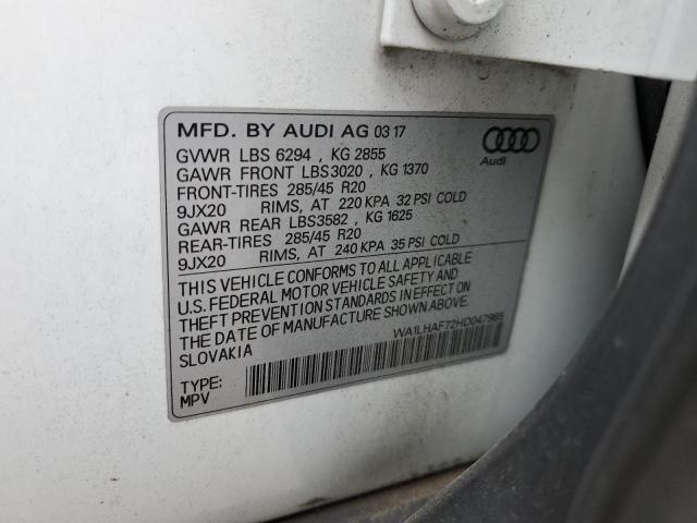 Photo 12 VIN: WA1LHAF72HD047965 - AUDI Q7 