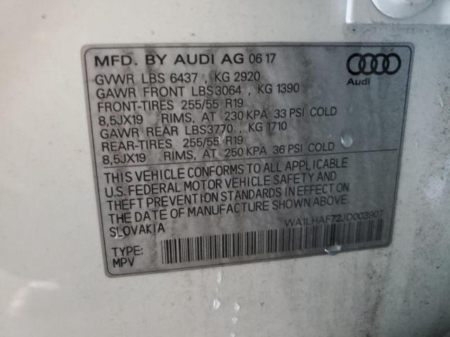 Photo 12 VIN: WA1LHAF72JD003907 - AUDI Q7 