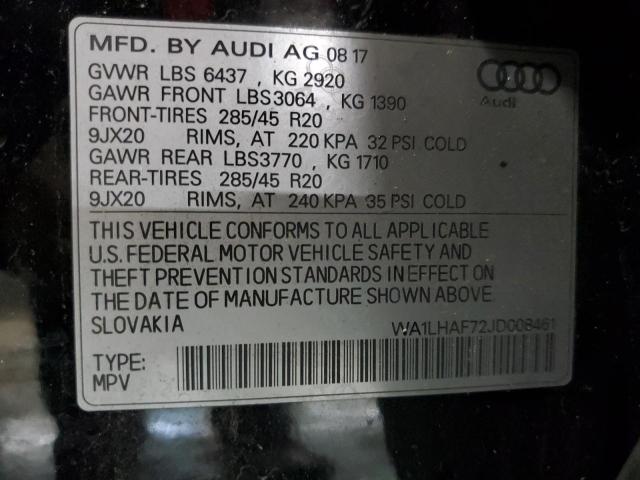 Photo 12 VIN: WA1LHAF72JD008461 - AUDI Q7 