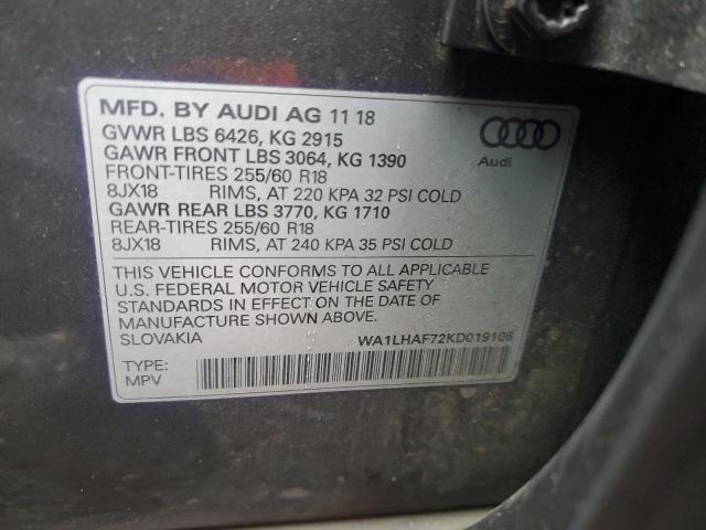 Photo 13 VIN: WA1LHAF72KD019106 - AUDI Q7 PREMIUM 