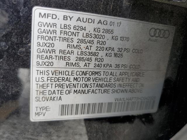 Photo 12 VIN: WA1LHAF73HD042029 - AUDI Q7 PREMIUM 