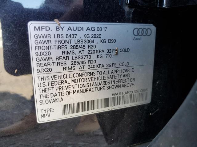 Photo 13 VIN: WA1LHAF73JD010686 - AUDI Q7 PREMIUM 