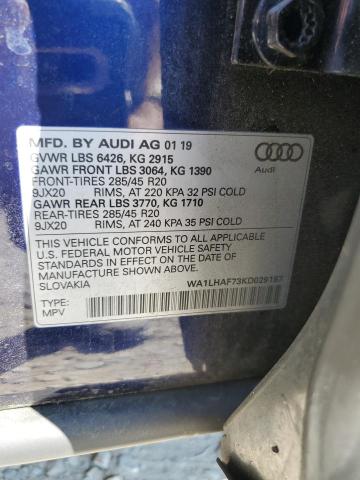 Photo 9 VIN: WA1LHAF73KD029157 - AUDI Q7 PREMIUM 