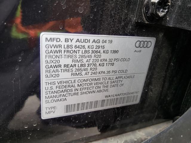 Photo 12 VIN: WA1LHAF73KD040790 - AUDI Q7 