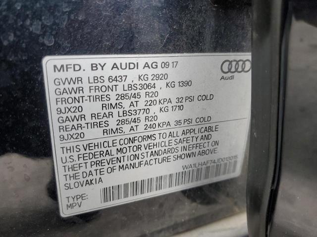 Photo 12 VIN: WA1LHAF74JD013015 - AUDI Q7 