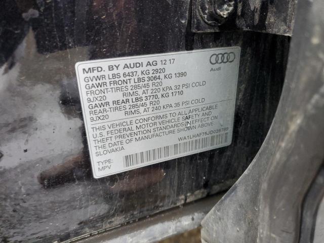 Photo 11 VIN: WA1LHAF75JD026789 - AUDI Q7 PREMIUM 