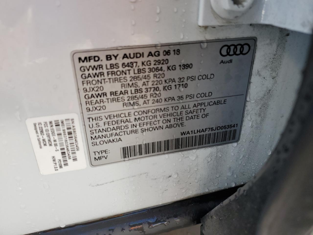 Photo 13 VIN: WA1LHAF75JD053541 - AUDI Q7 