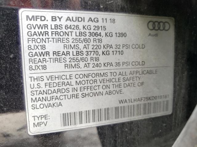 Photo 12 VIN: WA1LHAF75KD018161 - AUDI Q7 