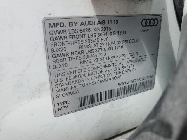 Photo 13 VIN: WA1LHAF75KD021268 - AUDI Q7 PREMIUM 