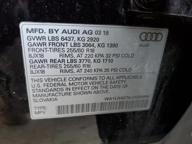 Photo 11 VIN: WA1LHAF76JD035694 - AUDI Q7 