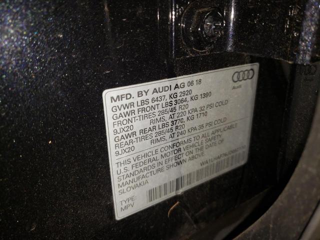 Photo 9 VIN: WA1LHAF76JD052110 - AUDI Q7 PREMIUM 