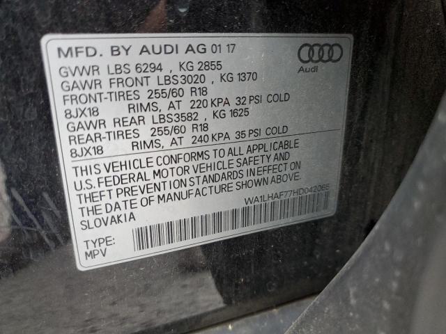 Photo 12 VIN: WA1LHAF77HD042065 - AUDI Q7 PREMIUM 