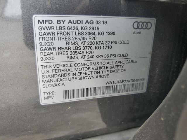 Photo 13 VIN: WA1LHAF77KD040288 - AUDI Q7 