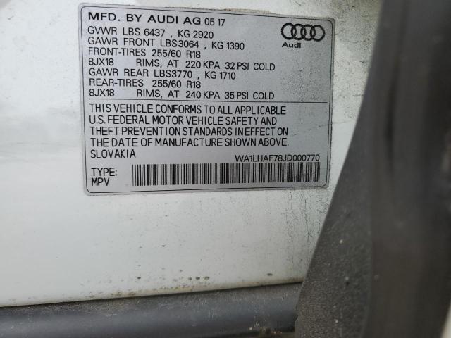 Photo 12 VIN: WA1LHAF78JD000770 - AUDI Q7 