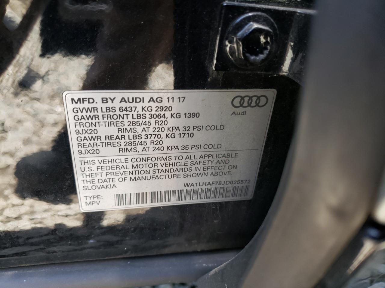 Photo 12 VIN: WA1LHAF78JD025572 - AUDI Q7 