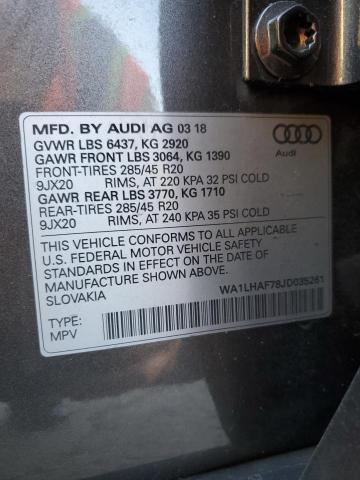 Photo 12 VIN: WA1LHAF78JD035261 - AUDI Q7 PREMIUM 