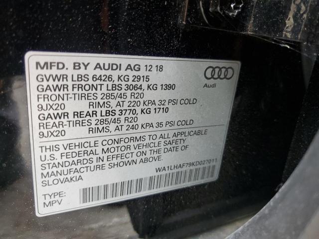 Photo 13 VIN: WA1LHAF79KD027011 - AUDI Q7 PREMIUM 