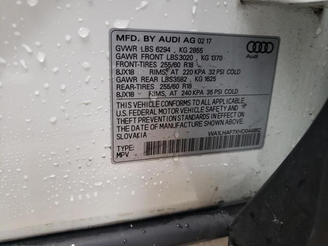 Photo 9 VIN: WA1LHAF7XHD044862 - AUDI Q7 