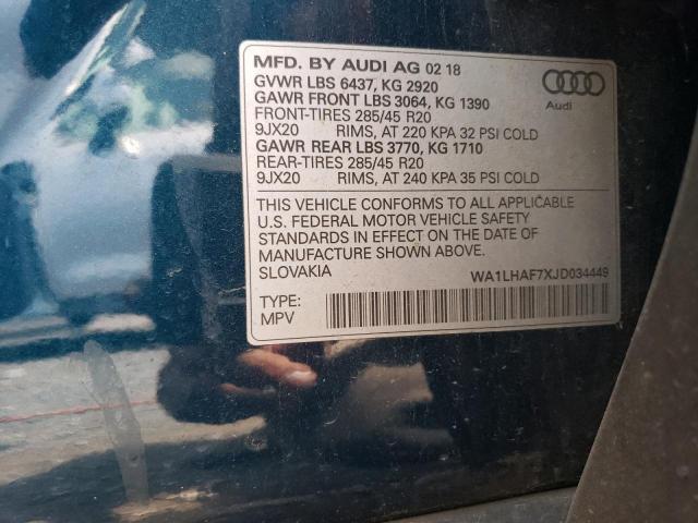 Photo 12 VIN: WA1LHAF7XJD034449 - AUDI Q7 