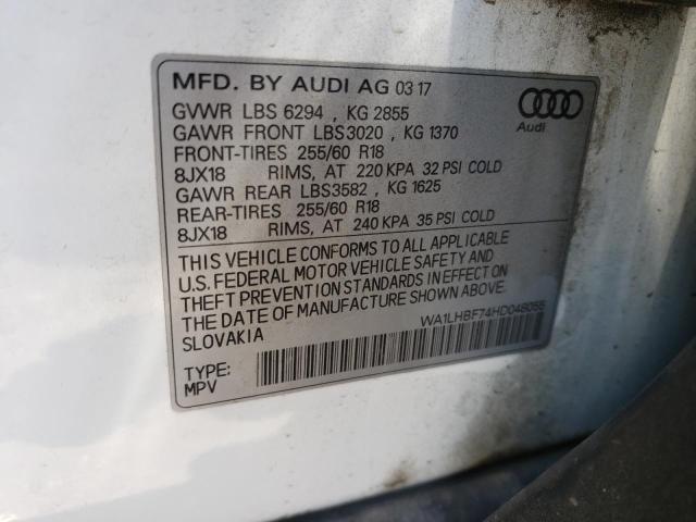 Photo 12 VIN: WA1LHBF74HD048055 - AUDI Q7 PREMIUM 