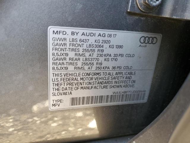 Photo 12 VIN: WA1LHBF77JD009448 - AUDI Q7 